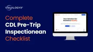 Complete CDL Pre-Trip Inspection Checklist By Visualogyx