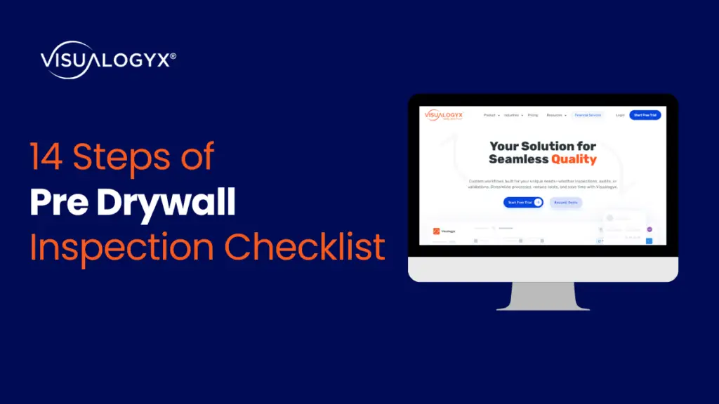 14 Spets of Pre Drywall Inspection Checklist By Visualogyx